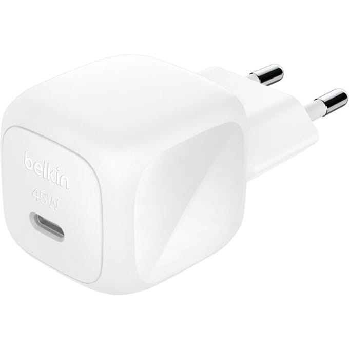 Belkin BoostCharge Compacte USB-C Oplader 45W - Wit