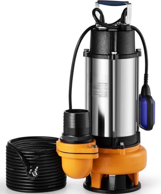 Dompelpomp - 2200W - 6000L/u - Vuilwaterpomp - Inclusief Vlotter