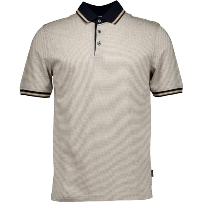 Bugatti Herren Polo 1/2 Arm Polos Beige 8150-15103e