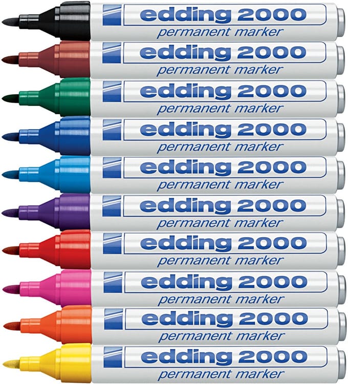 Edding Permanent Markers 2000 10 stuks