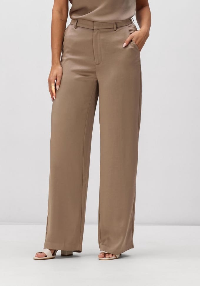 Notre-V Nv-hella Broeken Dames - Taupe - Maat L