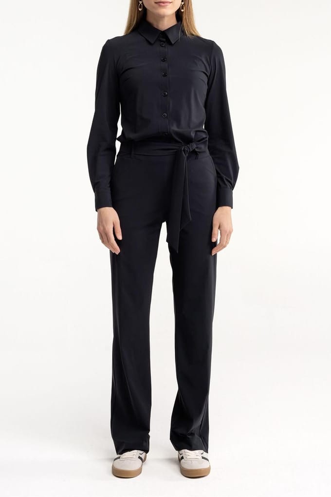 Studio Anneloes Angel Ls Jumpsuit Black Maat: S | Jumpsuits Outlet | Dames | Zwart