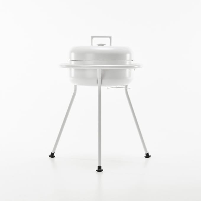 ZEE - KORO - Barbecue - Poedergelakt staal - Wit