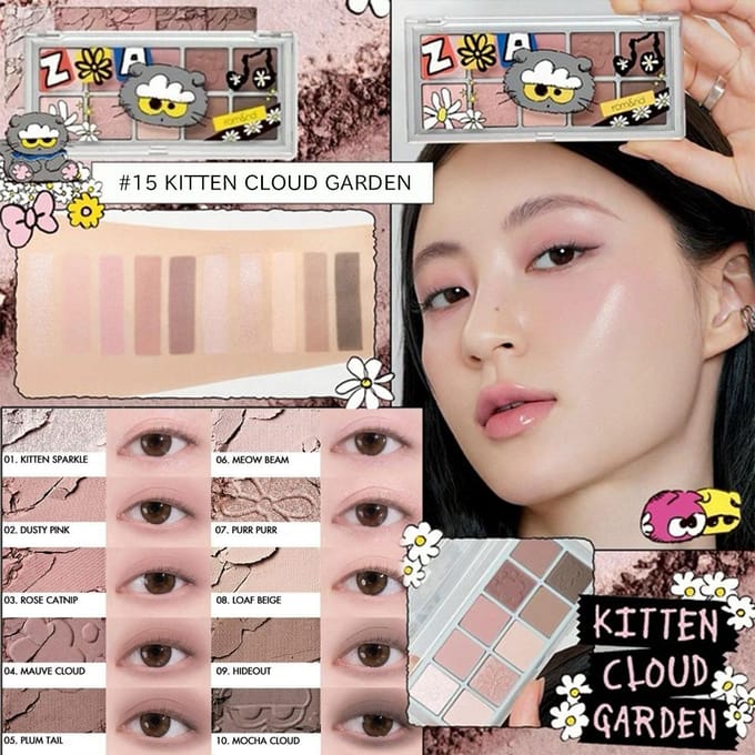 Romand rom&nd X ZO&FRIENDS BETTER THAN PALETTE brown