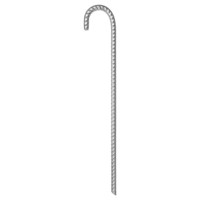 vidaXL - Tentharingen - 12 - st - Ø12 - mm - 41,5 - cm - gegalvaniseerd - staal
