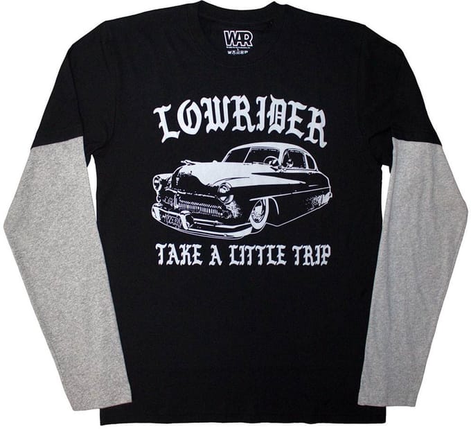 War - Low Rider Longsleeve shirt - S - Zwart/Grijs
