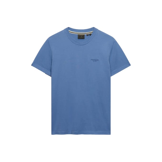 Superdry - Essential Gestapeld Logo Geborduurde T-shirt - Heren - T-shirts