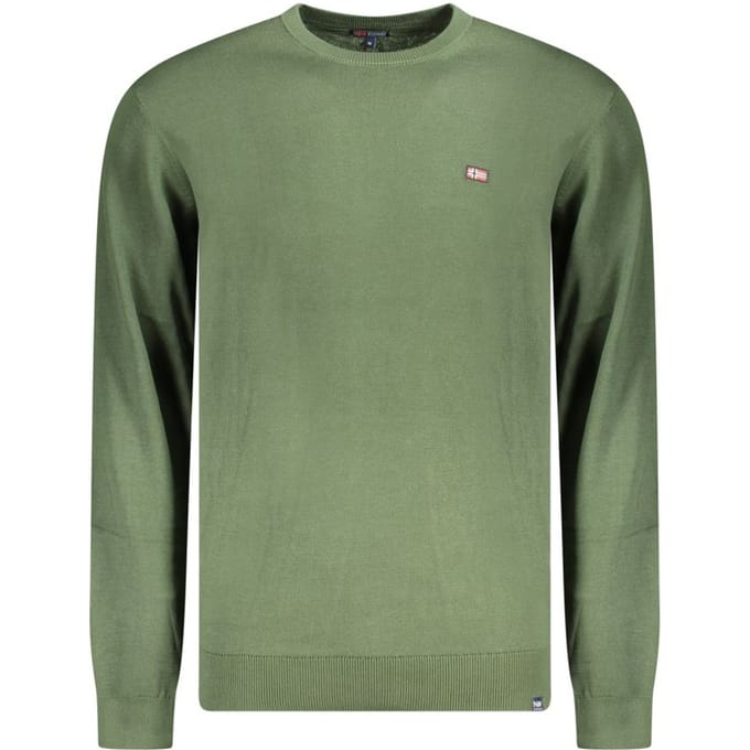 Noorwegen 1963 Groene Katoenen Herenhemd