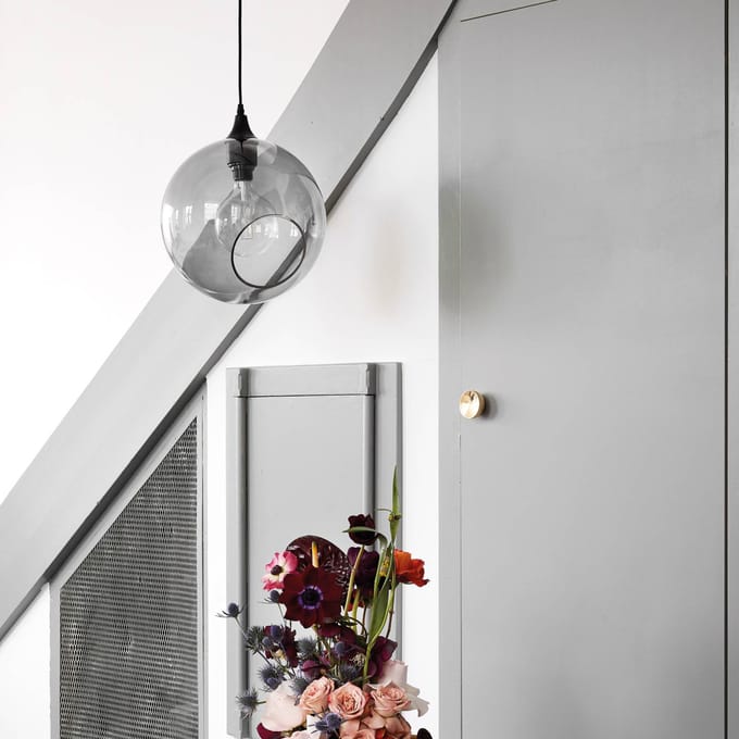 DESIGN BY US Hanglamp Ballroom XL, rookgrijs