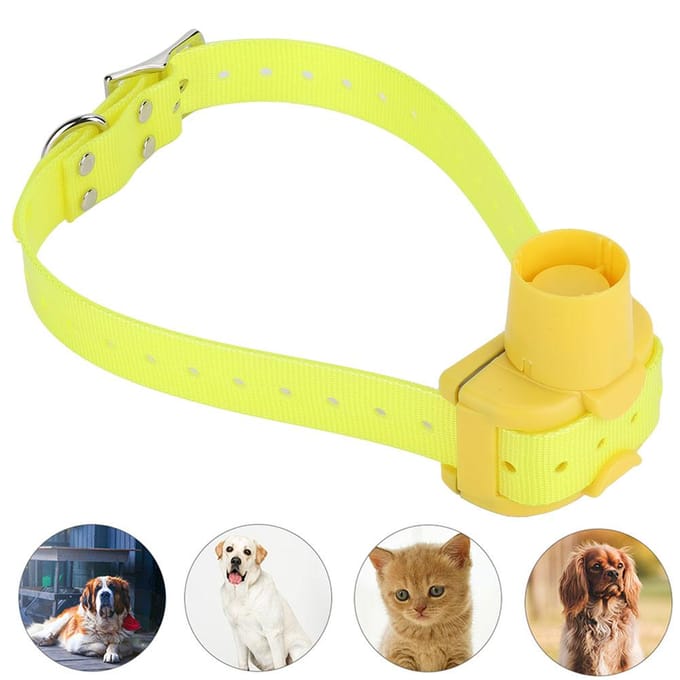 Hondentrainingshalsband Ingebouwde Piepende Geluid Hond Pieper Sport Training Jacht Halsband yellow