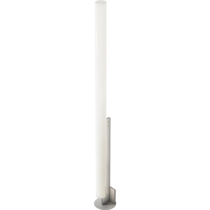 kdln LED vloerlamp Model T, roestvrij staal, hoogte 185 cm, dimmer