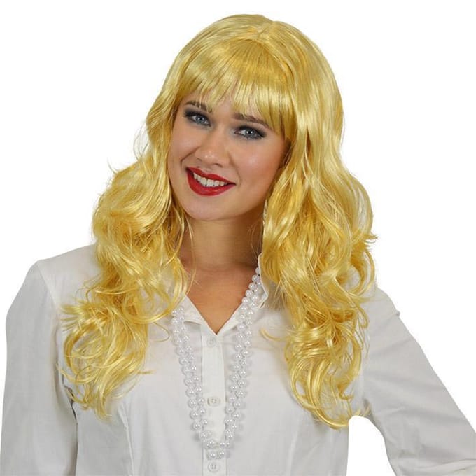 Jaren 50 pruik blond