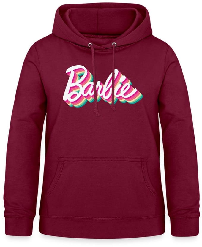 Barbie Kleurrijk Logo Hoodie Dames