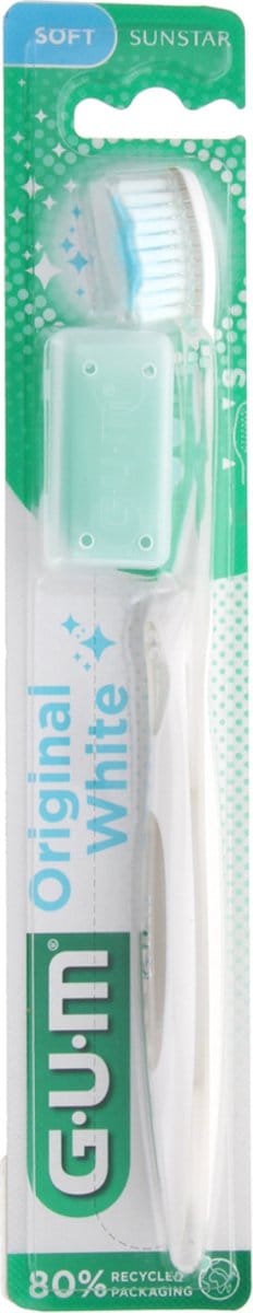 GUM Originele Witte Zachte Tandenborstel 561 (Kleur : Wit)