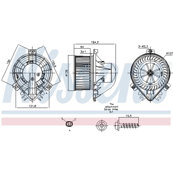 Binnenventilator NISSENS 87711