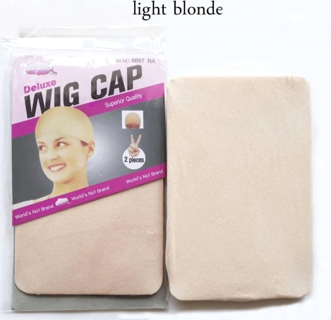 Pruikennetten 4Stuks Wig Cap - licht blonde Strenchy Caps