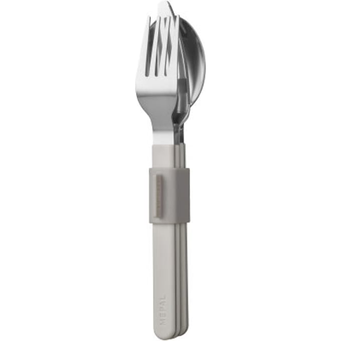 Mepal Bestekset Silueta 3-delig - Nordic white - campingservies - buitenservies