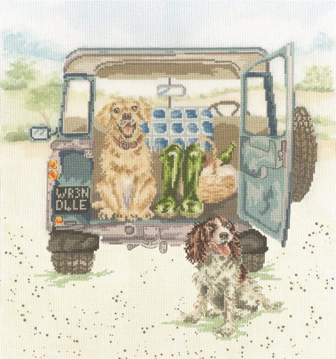 Borduurpakket Paws for A Picnic - Bothy Threads