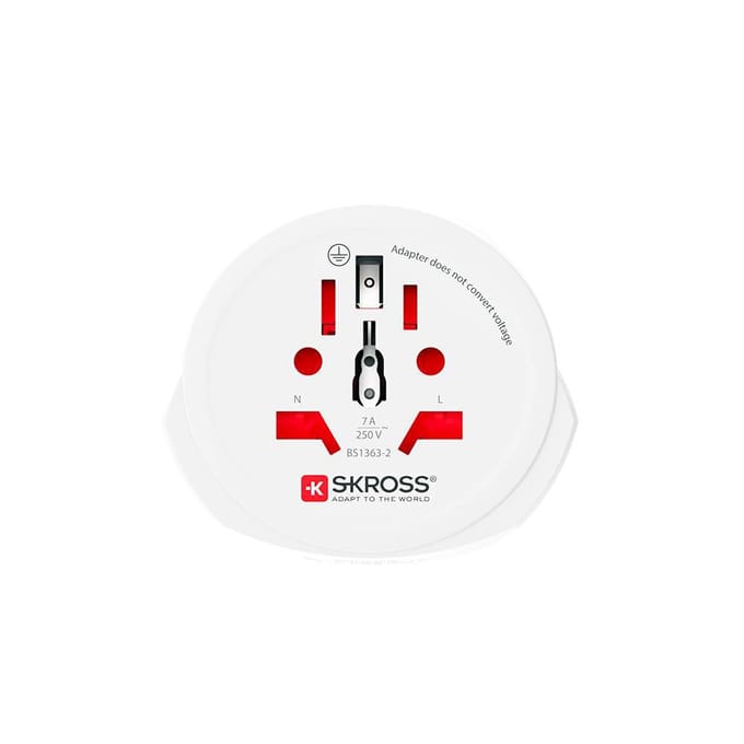 Skross 1.500225-E Reisstekker CA W to UK (BS)
