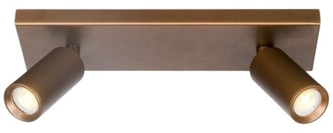 Freelight - Spot Scolo 2 lichts L 28 cm brons goud