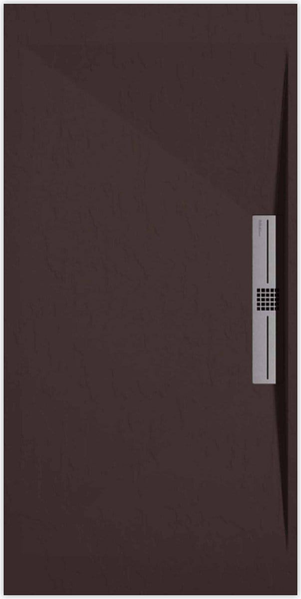 Sanifun douchebak Stone Side Chocolate Smooth 1200 x 800 S