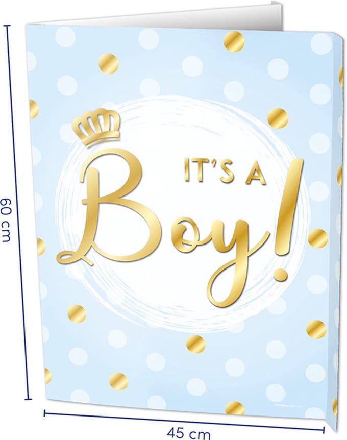 Window signs - It's a boy!