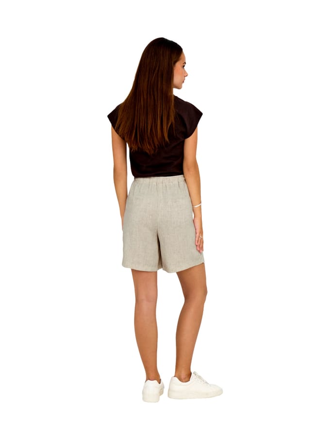 Only beige dames broek   Regular fit   Steekzakken   Regular waist Beige L