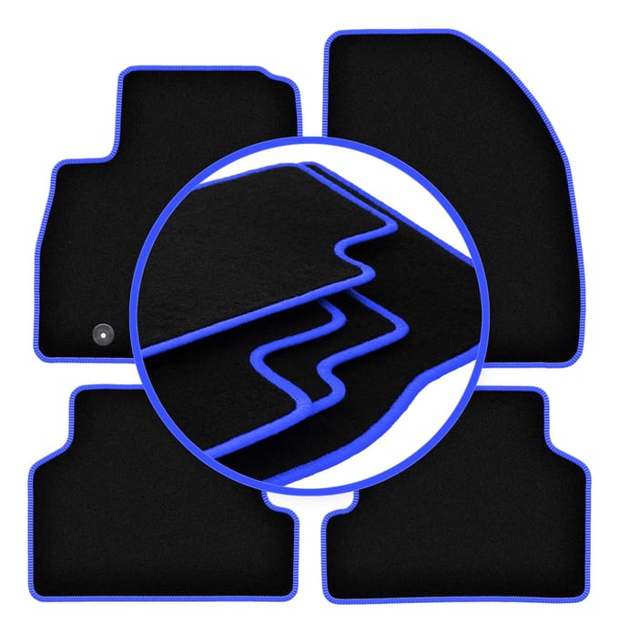 CARLUX-BLUE automatten voor: Ford Focus MK2 stationwagen, sedan, hatchback (2004-2011)
