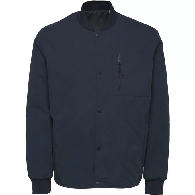 Selected Homme Slhstratford Quilted Bomber Jassen - Blauw