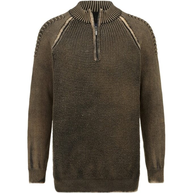 Babista herren Trui - 52/54 - bruin - Plus Size