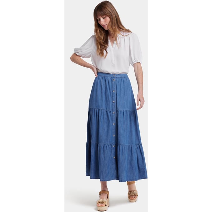 Gelaagde Maxi Rok