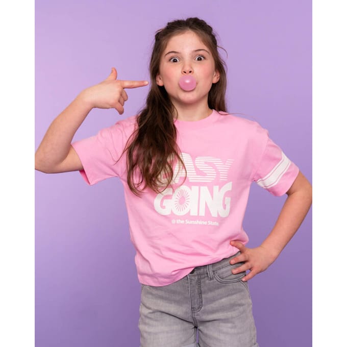 Geisha - T-shirt easy going roze - Roze - Maat 152