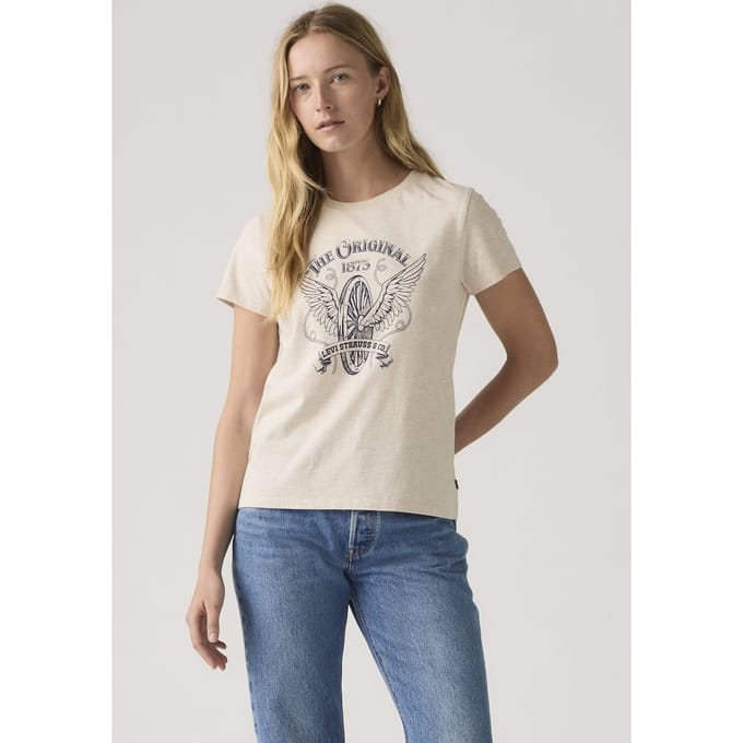 Levi's Perfect T-shirt Neutral Größe: S | Hemden Outlet | Damen