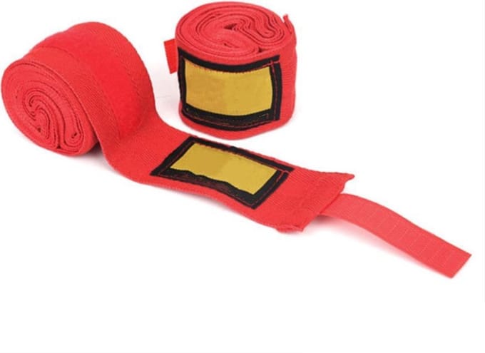 Jumada's Boks Straps Bandage - Training Bandage - Bescherming - Boksen - Taekwondo - Martial Art - 3 meter - Rood