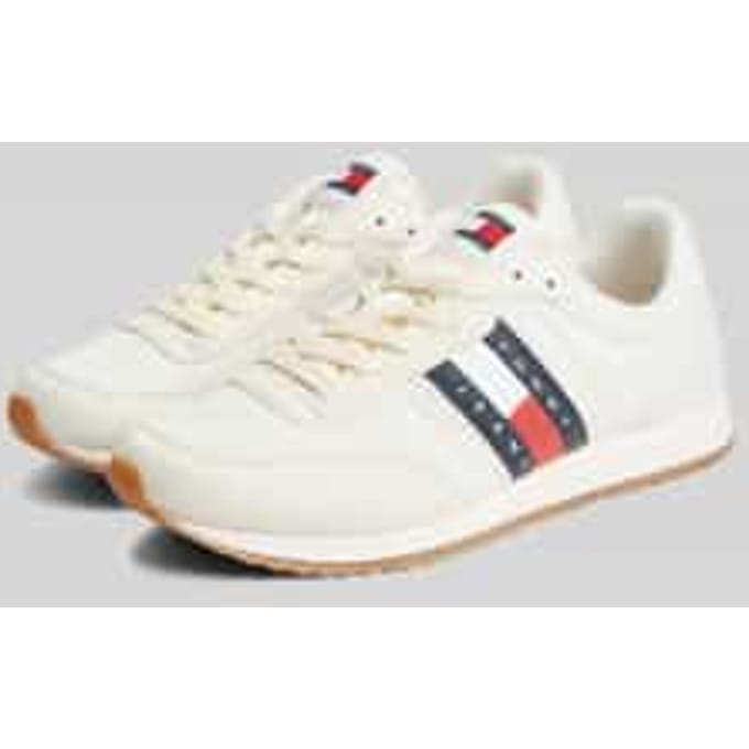sneakers met logoband