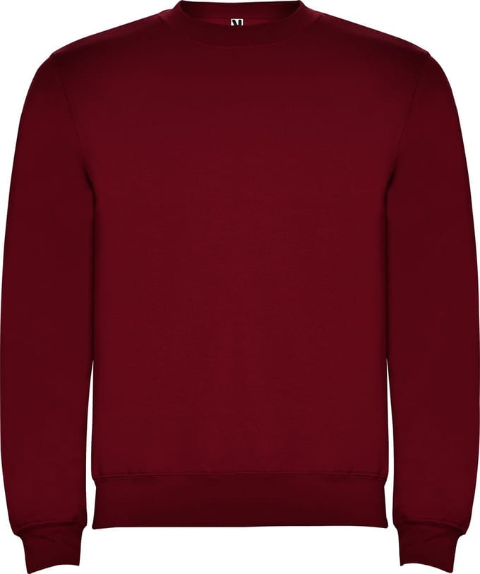 Donker Rode unisex OEKO TEX sweater Classica merk Roly maat L