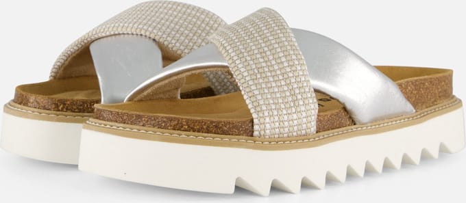 Tamaris Sandalen zilver Synthetisch - Dames - Maat 38
