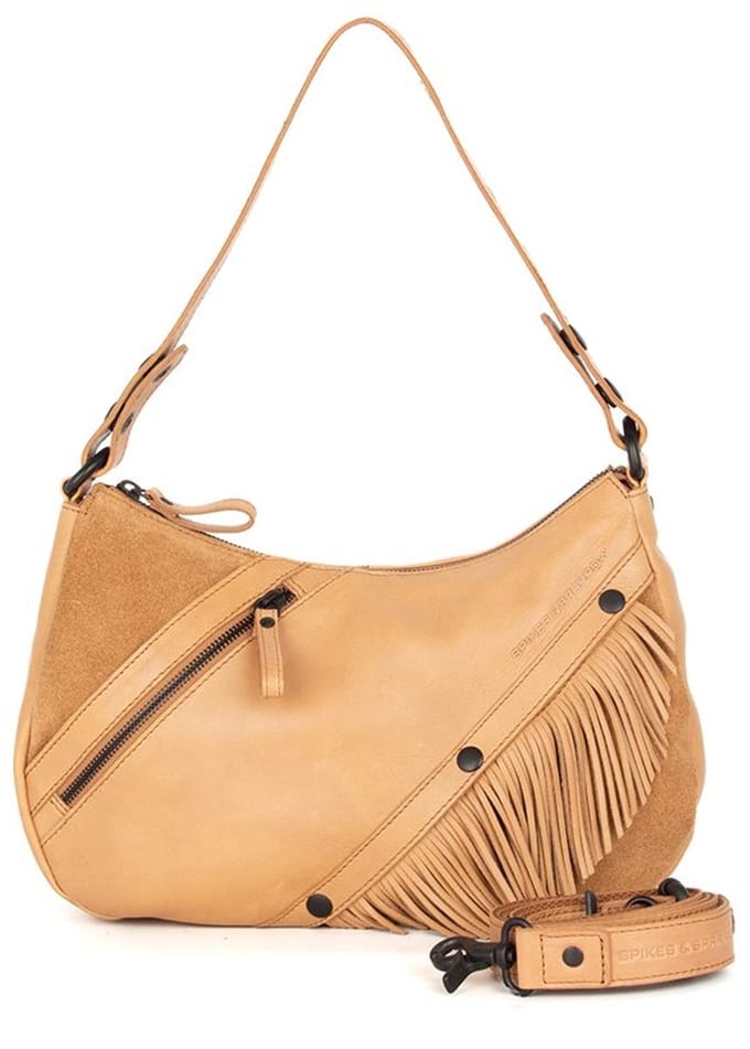 Leren Schouder / Crossbodytas - Jadeline - Camel