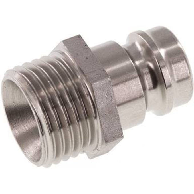 RVS DN 9 Tempereerkoppeling Insteeknippel M16x1.5 Buitendraad