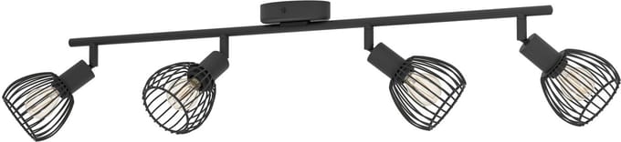 EGLO Sonnino Spot - E14 - 78 cm - Zwart