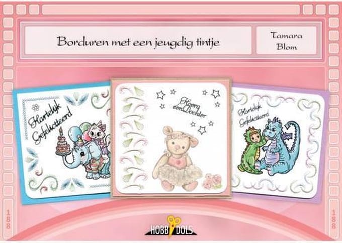 Hobbydols 188  - Borduren met een jeugdig tintje