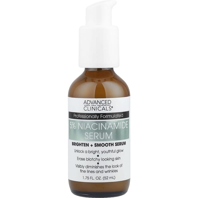 Advanced Clinicals, 5% Niacinamide-serum, professionele sterkte, (52 ml)