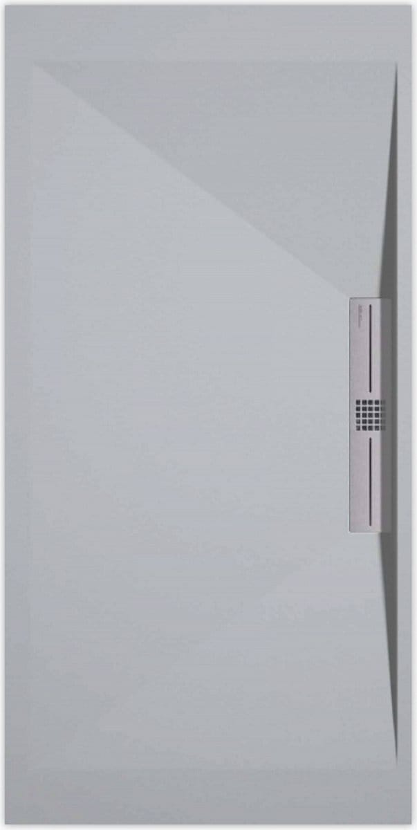 Sanifun douchebak Stone Side Gray 7035 Smooth 1000 x 800 S