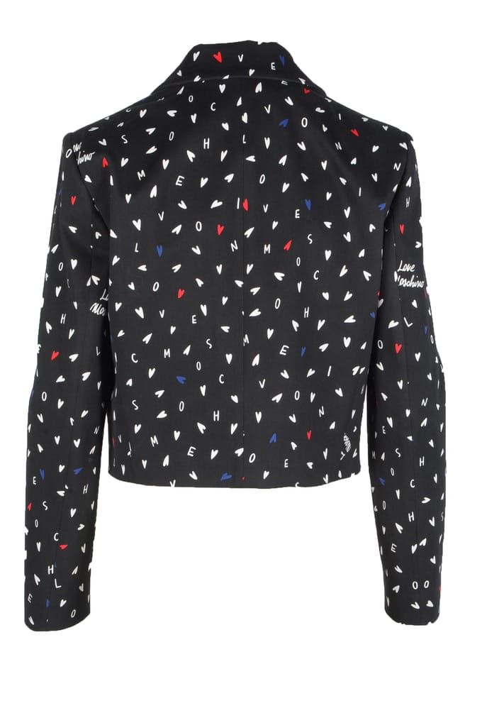 Cropped Hartenprint Blazer