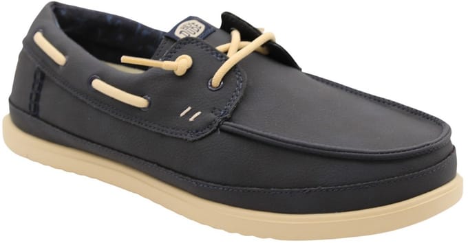 HEYDUDE - Harbor Lo Classic Heren Loafers Navy Blazer/Boulder Tan - Maat 45