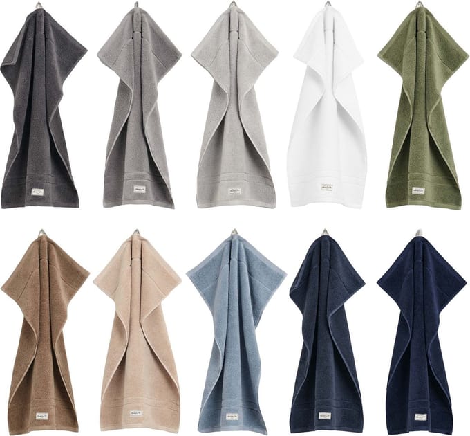 GANT Gastendoekje Premium Towel Een maat, 30x50 Set van 1