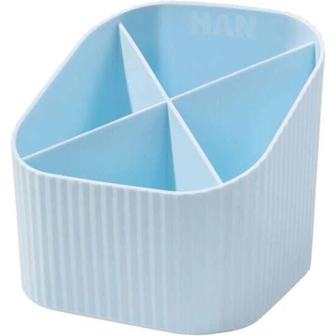 Han re-x-loop pennenkoker, 100% gerecycled, pastel blauw