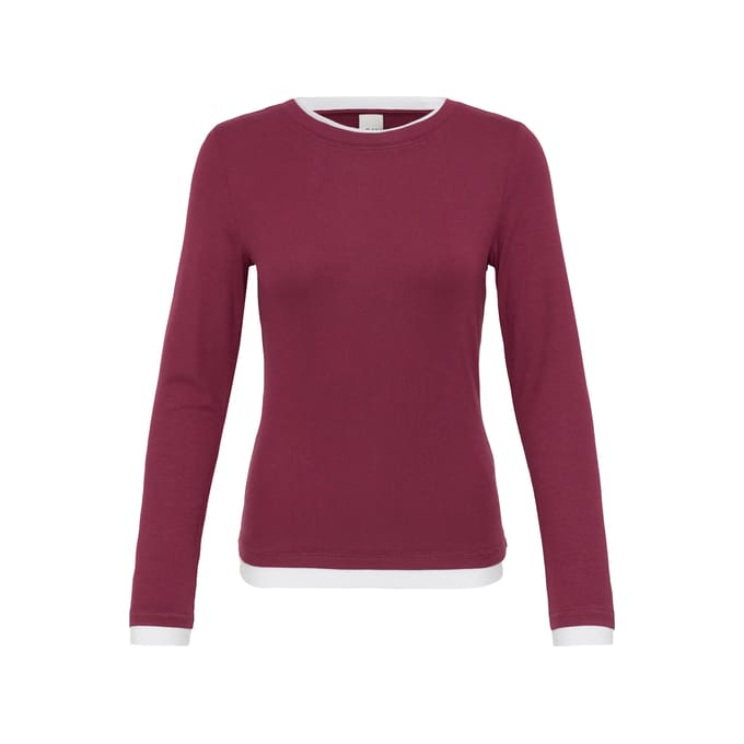 Dames-T-shirt met lange mouwen Ichi IHNellaya