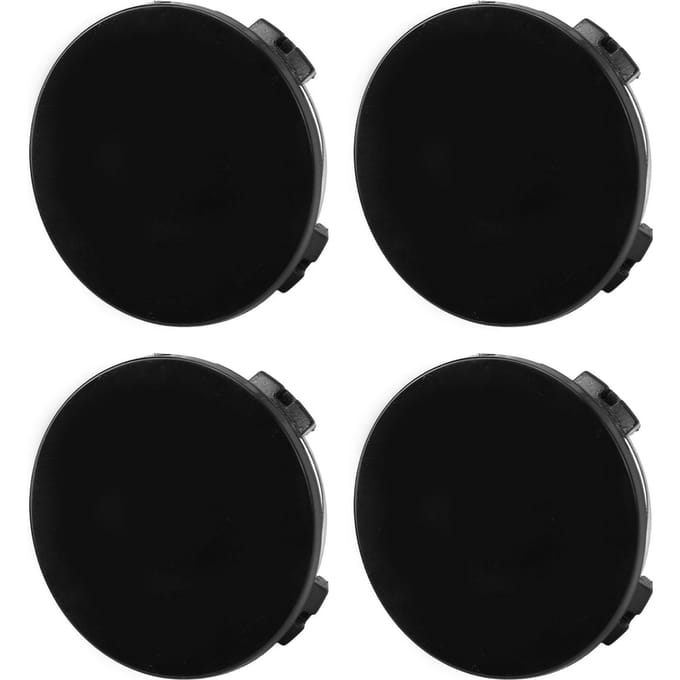 4 Cache-Moyeux de Roue 57mm de Diamètre Extérieur ABS Cache-Moyeux Central de Roue Remplacement pour Modèle 3 Noir Black black