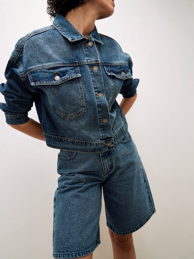 Lune Denim Bermuda Shorts